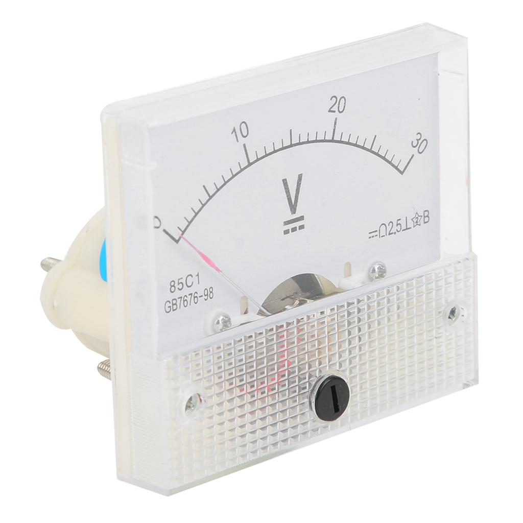 Pointer DC Voltmeter Panel Volt Voltage Meter Measuring Instrument 85C1 DC 0~30V