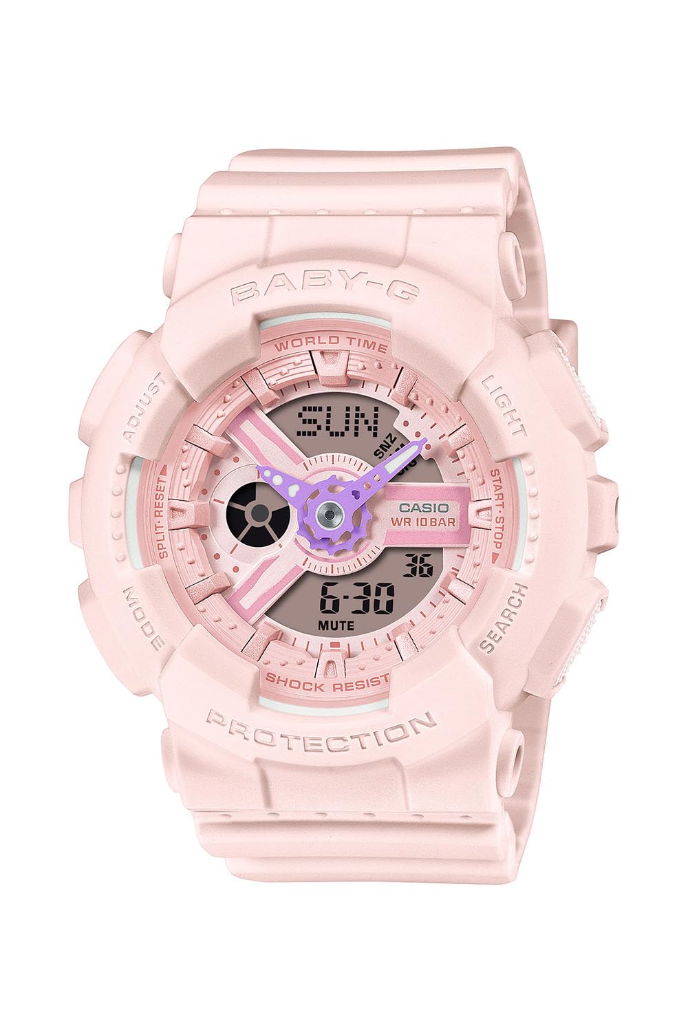 

Женские часы Casio Baby-G, розовые, BA-110AH-4AJF
