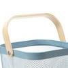Fruit Colander Metal Material Comfortable Portable Handle Wear Resistant Practical Vegetable Drain Basket for Kitchen