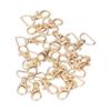 20Pcs Keychain Clip Zinc Alloy DIY Corrosion Resistance Durable Glossy Safe Key Ring Clips