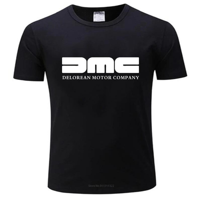 

100% Cotton T Shirt Mens Short Sleeve DMC DeLorean - Mens T-Shirt Back To The Future Film Fashion Tee-shirt Male Summer Tops S