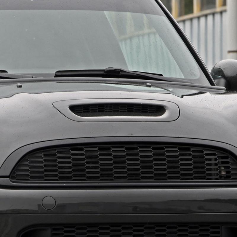 2 STuks Voor Motorkap Ventilatierooster Trim Helder Zwart Luchtuitlaat Kap Vervanging Voor BMW Mini Cooper S R56 R55 R57 R58 R59 Motor Trim