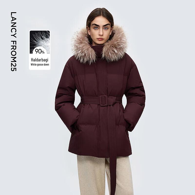 

Langzi Huoduobaji Goose Down Jacket with Fur Collar M