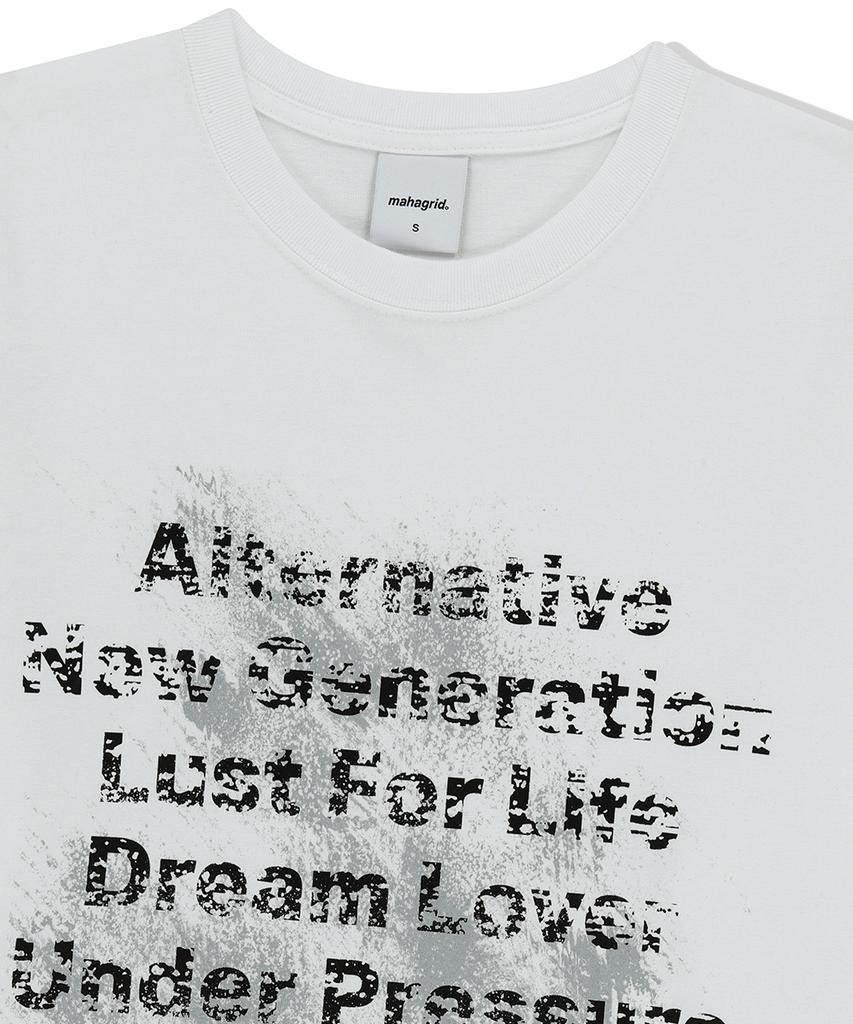 MAHAGRID Alternative Ls Tee White(Mg2Fsmm553A)