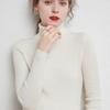 High Collar Sweater Women Solid Fit Knitted Undercoat 2022 New Autumn and Winter Casual Solid Short Long Sleeve Sweater Pullover