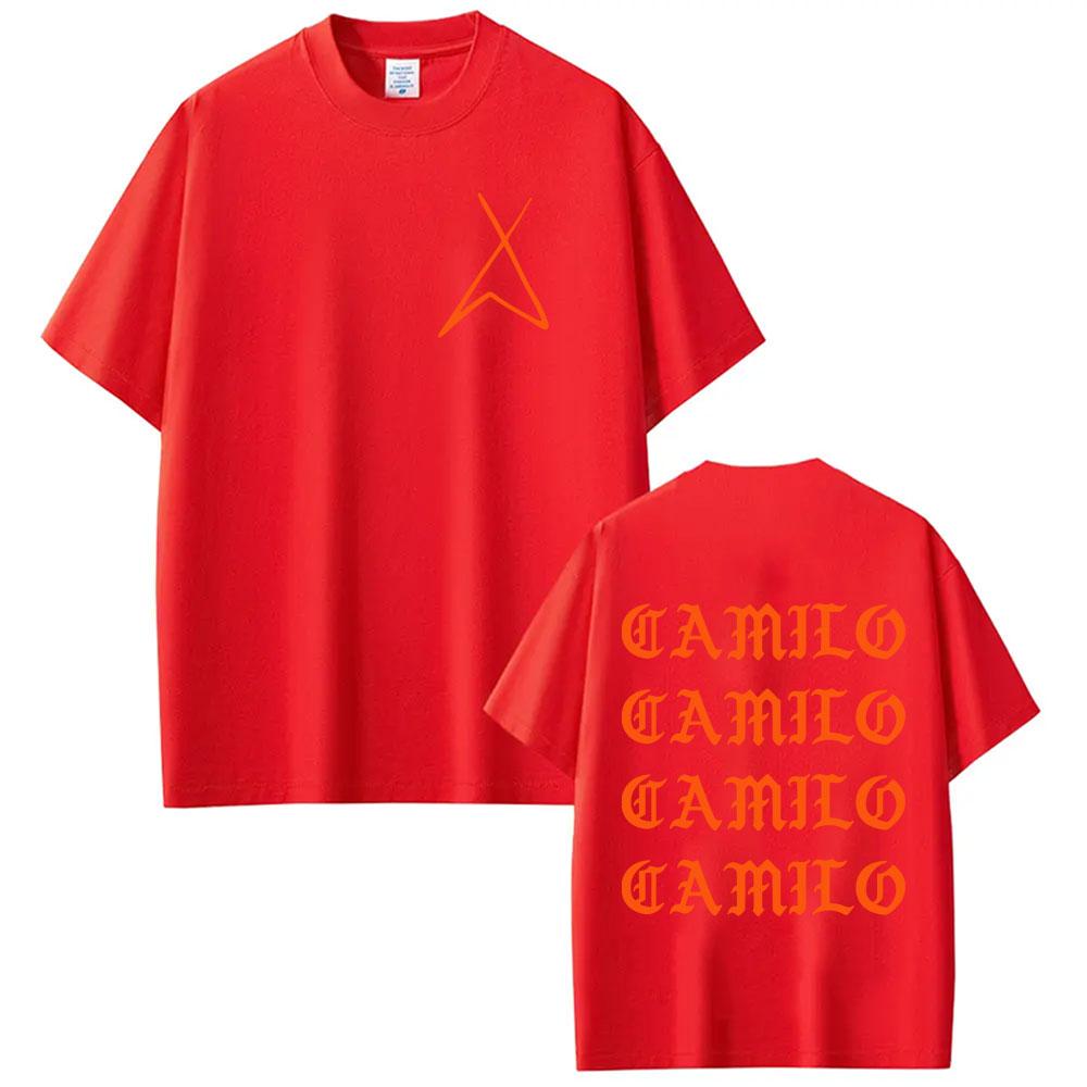 

Singer Camilo Tour 2025 New Album Merch T Shirt Unisex Women Vintage Aesthetic T Shirts Hip Hop Gothic Short Sleeve Tees Streetwear S