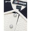 FILA FUSION Women's Cable Knit Short Sleeve Top