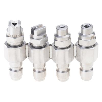4 Way J Handle Nozzle 5000PSI Heavy Dutys Welded Pressure Washer Nozzles Steel Instantly Switches Design For 2-4GPM Washers
