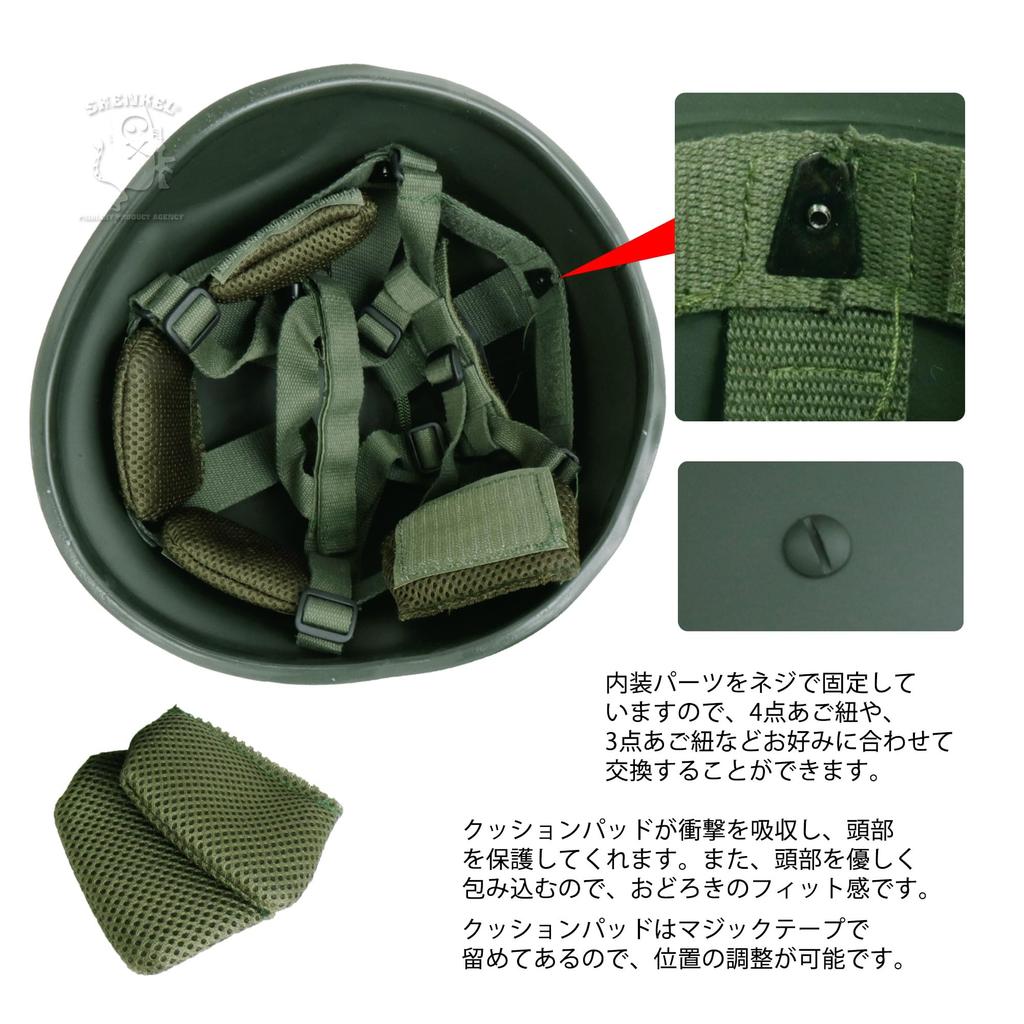 SHENKEL Force Type 88 Hardshell Airsoft Olive Drab Self-Defense Helmet, Helmet, Headgear, V.2,