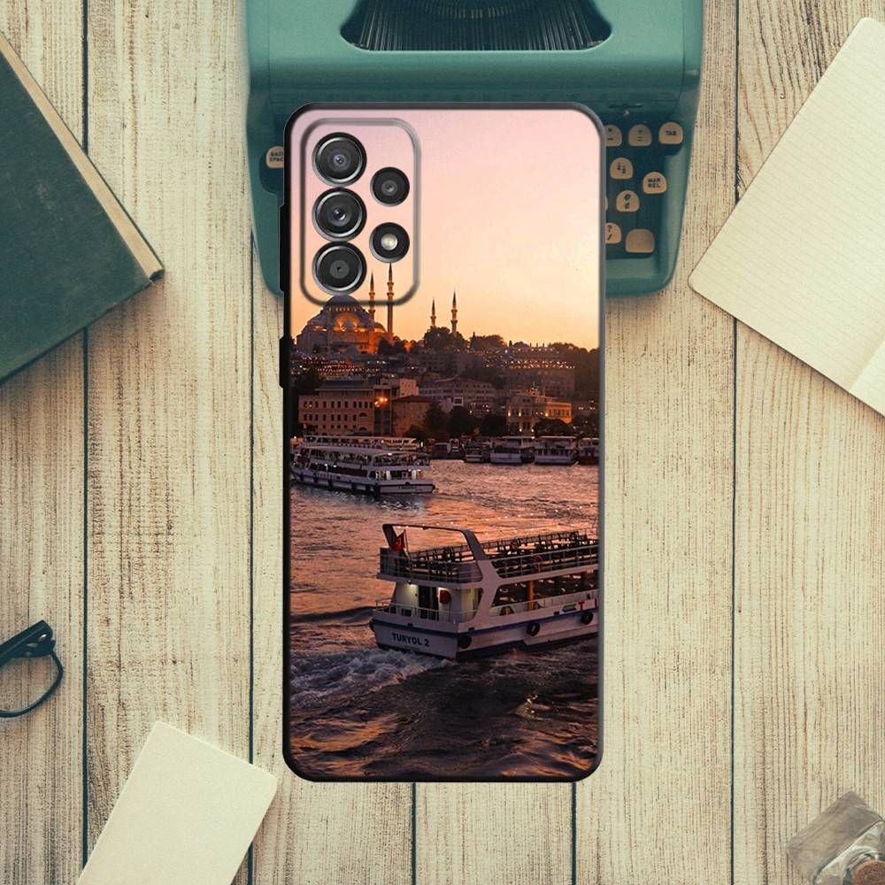 Turkey Istanbul Scenery Phone Case For Samsung S21,S22 Ultra,S20,S30 plus,S22 plus,S23,S30 ultra 5G Silicone Cover