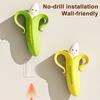 Scraper Knife Banana Shape Wall-Mounted Floor Drain Hair Remover Strong Clamping Hair Removal Scraper Knife Hair Cleaning Tool