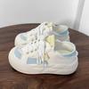 Korean Versatile Shoes Board Shoes Women's 2025 New Summer Lazy Half Drag Platform White Shoes Casual Bread Shoes