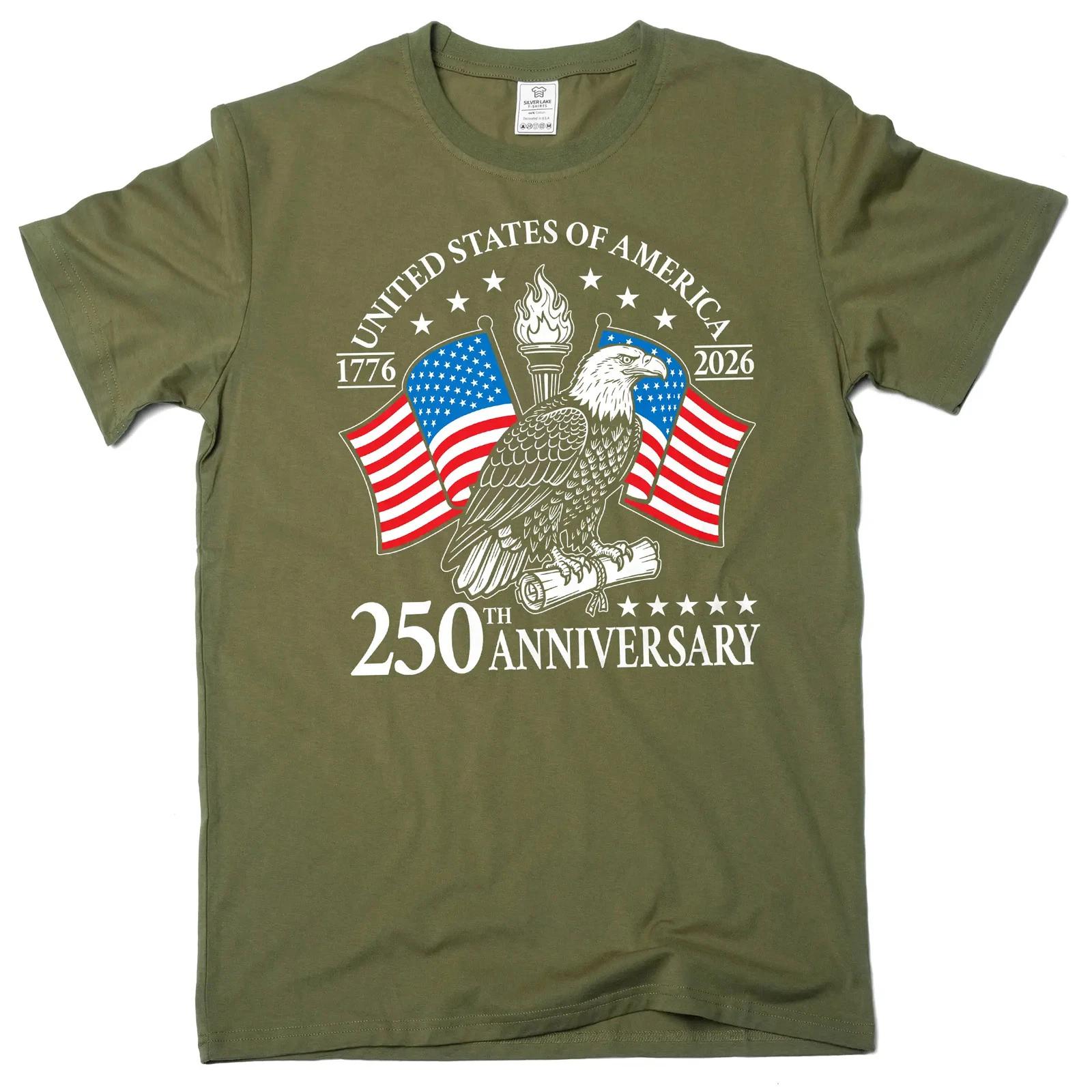 250 Year US Independence Day T-shirt 1776-2026 250th anniversary Tee Shirt XXL