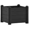 Garden Raised Bed PP Anthracite 43 X 43 X 35 Cm