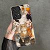 Crying Cats Combine Memes Shockproof Phone Case for Samsung A17 A16 A15 A14 A37 A57 A36 A56 A26 A35 A55 A25 A34 A54 A24 A13 A23