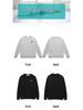 HEYPLAY Japanese Red Heart Fleece-Lined Sweatshirt: Unisex Round Neck Long Sleeve Pullover In Solid Color, Couple Style.