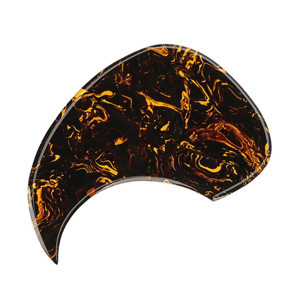 PVC Guitar Self Stick Pickguard Yellow Paste Pattern Anti-Scratch Guard Plate Replacement Acoustic Guitar Scratch Plate