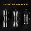 Fillable Double Head Pepper Grinder Long Lasting Freshs Keeping Spice Grinder Kitchen Accessories