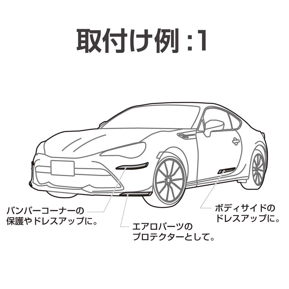 Seiko Sangyo EXEA Carbon Fiber Bumper Protector (EW-143)