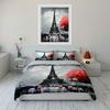 Eiffel Tower, red trees. Bedding sets Duvet cover sets Duvet covers Pillowcases(1* Duvet Cover 2* Pillowcases without duvet insert)