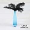 10Pcs 15-20cm Ostrich Feathers Plume Craft Centerpiece Wedding Party Decor Black