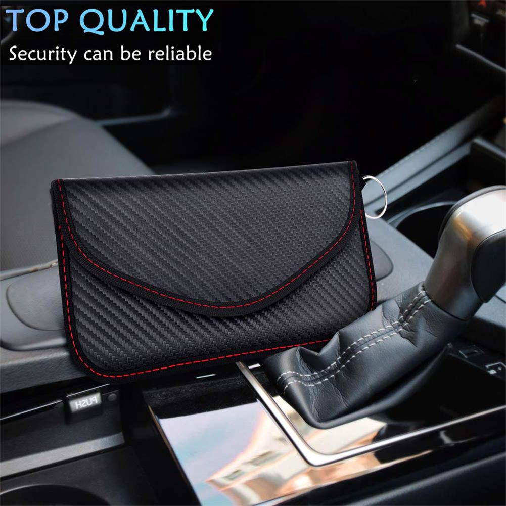 Signal Blocker Pouch for Car Cell Phone Car Keys Remote Control Shielding Bag Safe Signal Blocking Case Auto Accessories