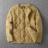 2024 Retro Quilted Thick Cotton Coat for Men - Trendy, Warm, All-Match Autumn/Winter Jacket