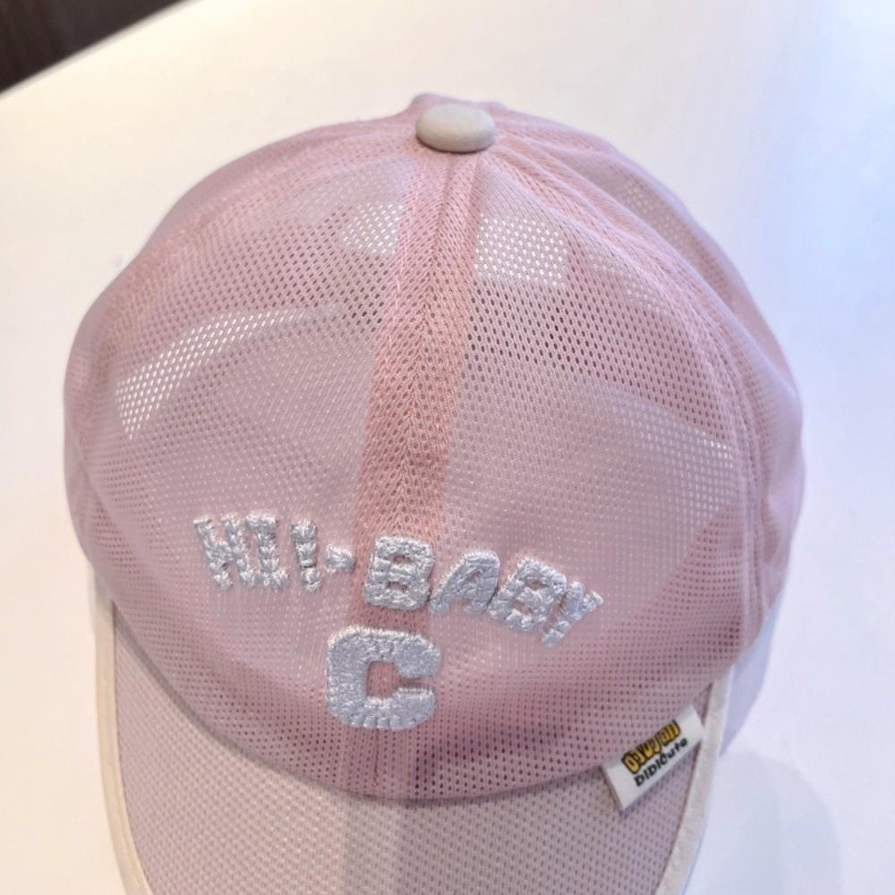 Korean Children Peaked Hat Letter C Sports Visot Cap Fashion Baby Baseball Cap  1-6y