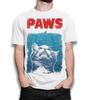 Cat Paws Jaws Funny Mens Lady Shortsleev Harajuku Casual Oneck Streetwear New Arrival Ventilate Fashion New Style Tee Tops