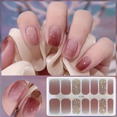 Dashing Diva Nagelstreifen Damenmode Nagelaufkleber Selbstklebende Vollaufkleber Nagelbedeckter Nagel Wasserfest Kostenlose Versiegelung Gel Nagellackfolie