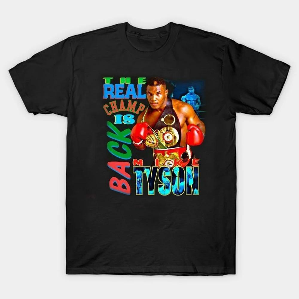 Iron Mike Tyson Rap Mens TShirt Hip Hop Cotton ONeck Short Sleeve T Shirt New Size S3XL S