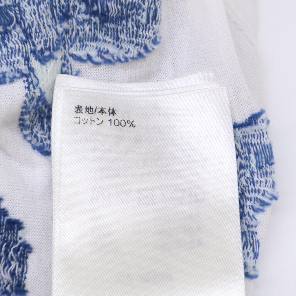 Louis Vuitton 23 Graphic Monogram T-shirt Tops White X blueUsed