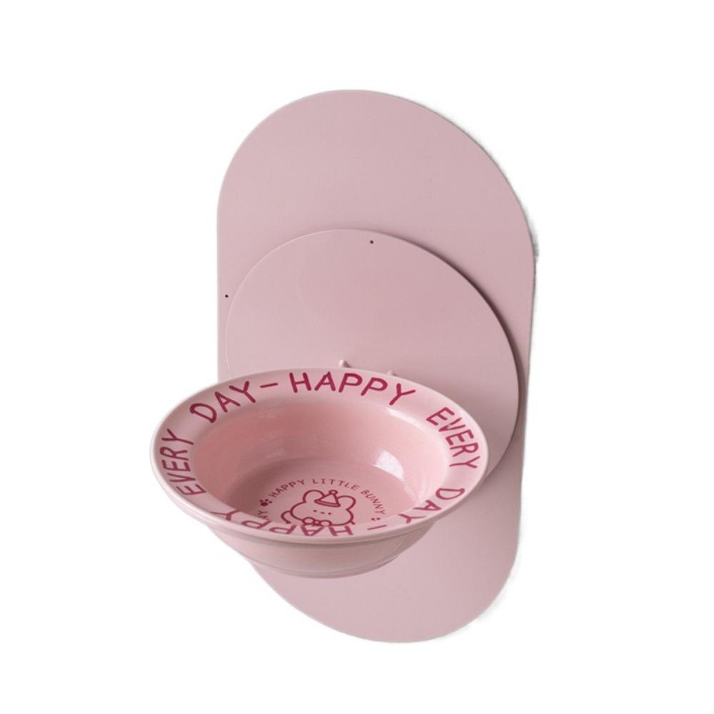 

Керамические миски для воды и корма для собак, магнитная миска для собак, креативная миска для кормления питомцев для дома Pink-Style A