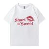 New in Sabrina Carpenter Sweet Fashion Yk TShirt Unisex Women Oversized Cute Short Sleeve T Shirts Unisex Cotton Clothing