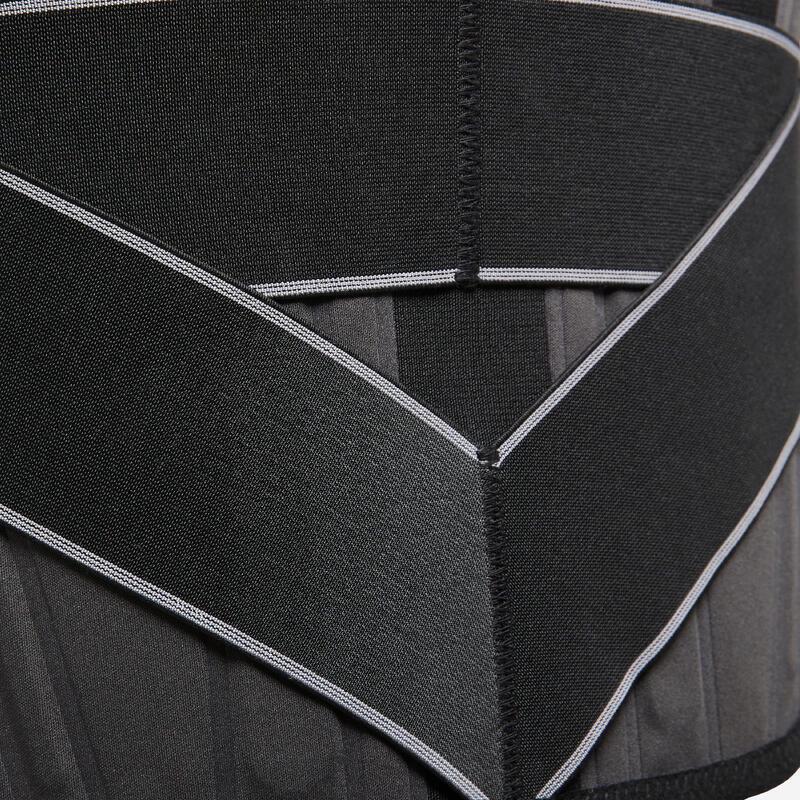 Decathlon Fitness Warm-Lendenwirbelstützgürtel mit 4 Stäben