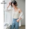 Damen Transparentes Langes Ärmel Casual Hemd