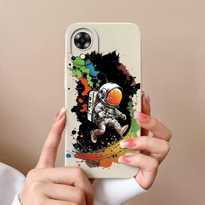 For Oppo A17k A16k A17 A16 A15 A12 A31 A33 A35 A36 A37 A52 A53s A54 A55 Phone Case Playful Boy Girl Pattern Fashion Shell For Oppo Silicone Back Cover