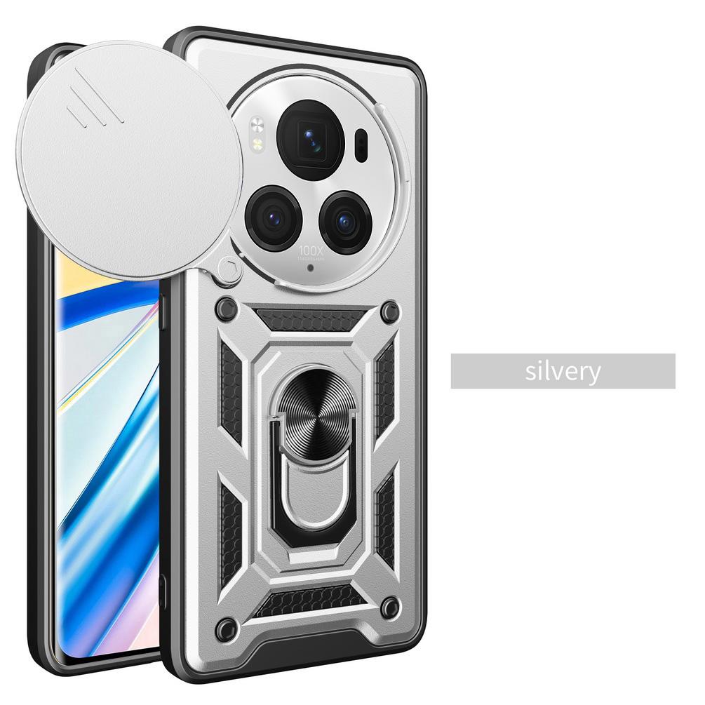

Чехол для защиты камеры Honor Magic 6 Pro 5 4 Lite Honor X9B X8B X6A X7A X8A X8 X9 X7 X6 Armor Hybrid Metal Ring Cover Fundas For Honor X9B серебряный