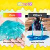 Clear Jelly Crunchy Slime Kit, 6 Packs Slime Kits for Girls, Non Sticky Slime for Kids, DIY Premade Crystal Glue Boba Slime Set, Super Soft Sludge Toy