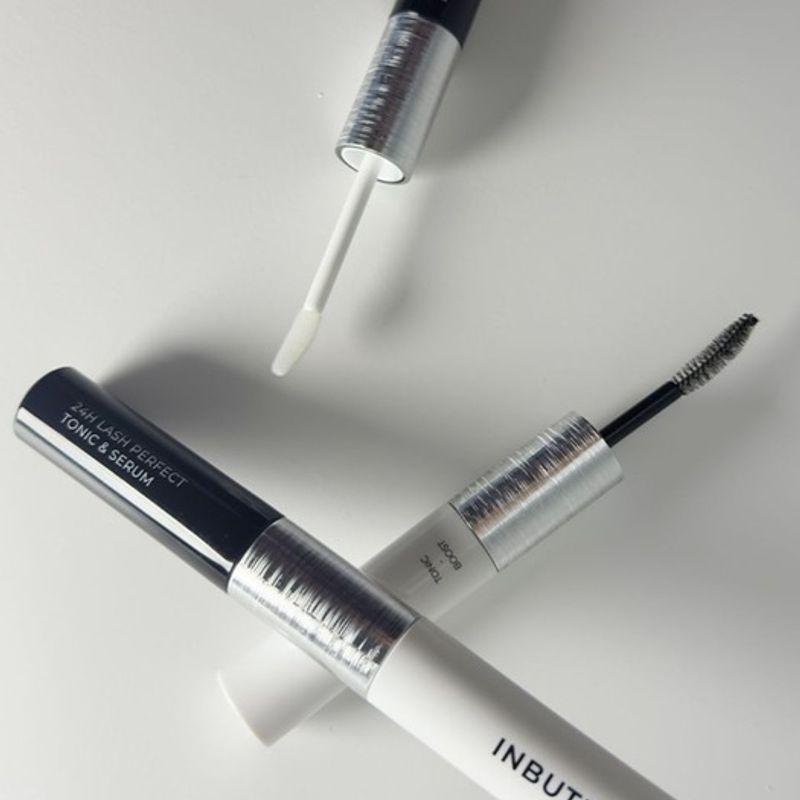 INBUTIM [2 in 1 Eyelash Strengthening Nutrition] 24H Lash Perfect Tonic & Serum