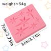 1 Pcs Hexagonal Star Chocolate Silicone Mold, 3D Star Candy Fondant Mold, Suitable for Holiday Party Cake Decoration, Cupcake Toppers, Cookies,