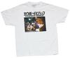 Cowboy Bebop Mens T-Shirt - Logo Over Group Image