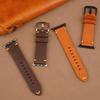 Genuine Cowhide Leather Watch Strap Replacement for Apple Watch Series 3 4 5 6 7 8 9 S9 Durable Smart Watch Wristband Accessory