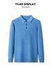 Men's Thickened Silk Wool Knit Pullover Sweater - Round Neck, Plain Color, Autumn/Winter Casual Lapel Cardigan.