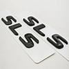 For Mercedes Benz 3D ABS Car Letters Logo SLS Badge Rear Trunk Emblem Decals For Mercedes Benz SLS C197 R197 Tail Marking Accessories