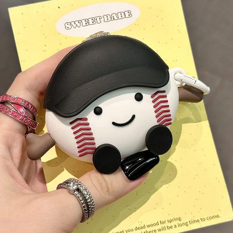 

Кепка Бейсбол для Huawei Freeclip Чехол для наушников Freebudspro4 Защитный чехол 6i Силиконовый 5i Мультяшный 4e Ударопрочный SE2/SE3 Мягкий чехол Pro3 Нишевый Huawei FreeClip Black Hat Baseball [Single Shell]]