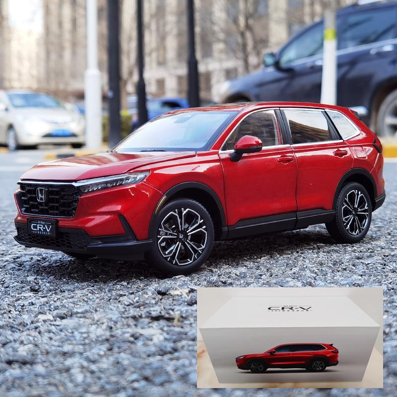 TLJX4 1:18 2024 HONDA CR-V CRV SUV Alloy Car Model Diecast Metal Toy Vehicle Car Model Simulation Collection Childrens Gift Decoration