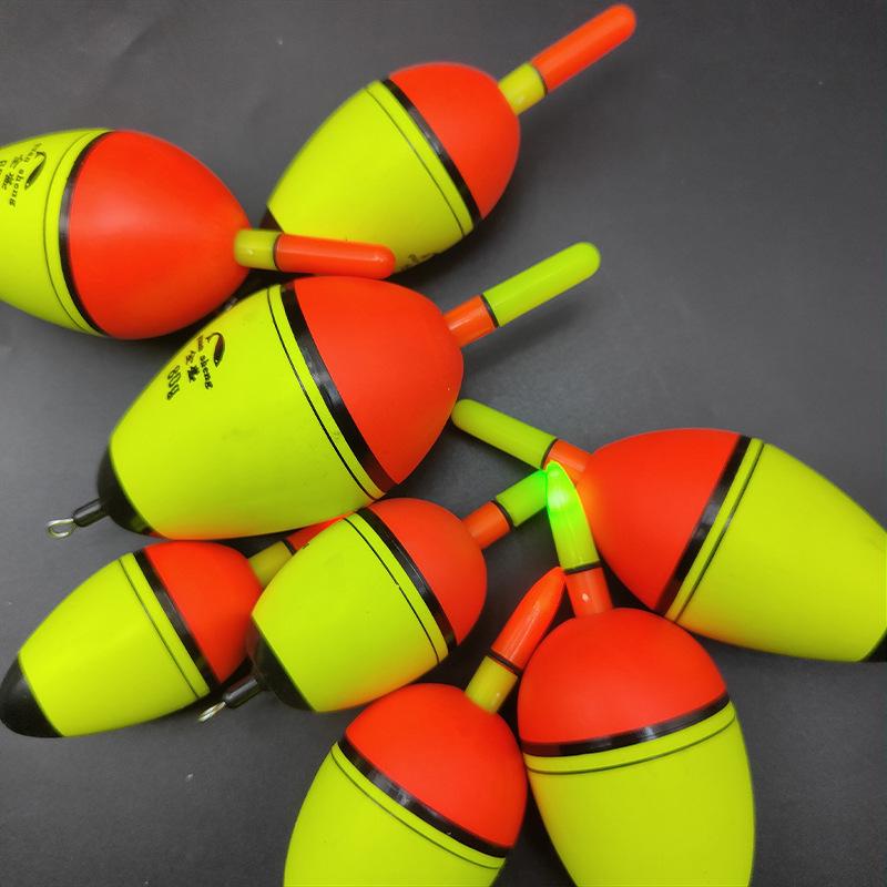 High-Sensitivity Olive Oval Steel Wire Electronic Night Fishing Float