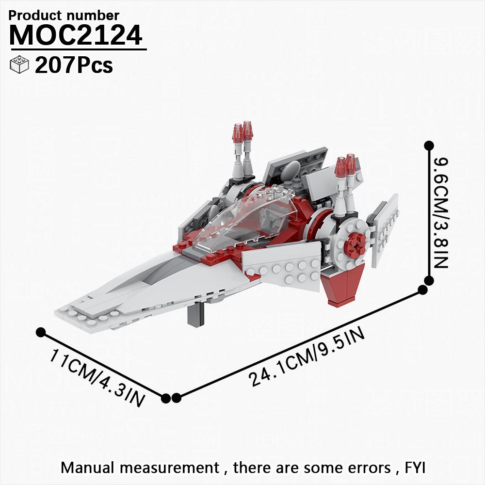 MOOXI Vollständigstes Weltraumkrieg A V X Y Kampfflugzeug Sci-Fi Film Erwachsene Bausteine Set MOC Steine Modellbausatz DIY Diorama Spielzeug