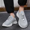 Fashion 2025 New Men's Sports Shoes, Trendy Large-sized Woven Net Fabric Shoes, Breathable, Lightweight and One-foot Lazy Shoes